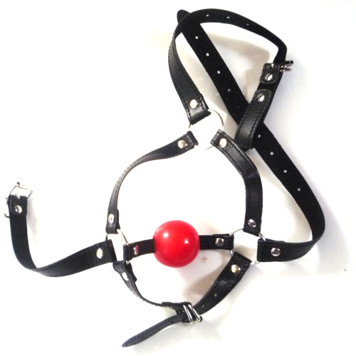 MORDAZA CABEZA COLOR NEGRO CON PELOTA DE GOMA COLOR ROJO 8394 MORDAZA CABEZA COLOR NEGRO CON PELOTA DE GOMA COLOR ROJO 8394